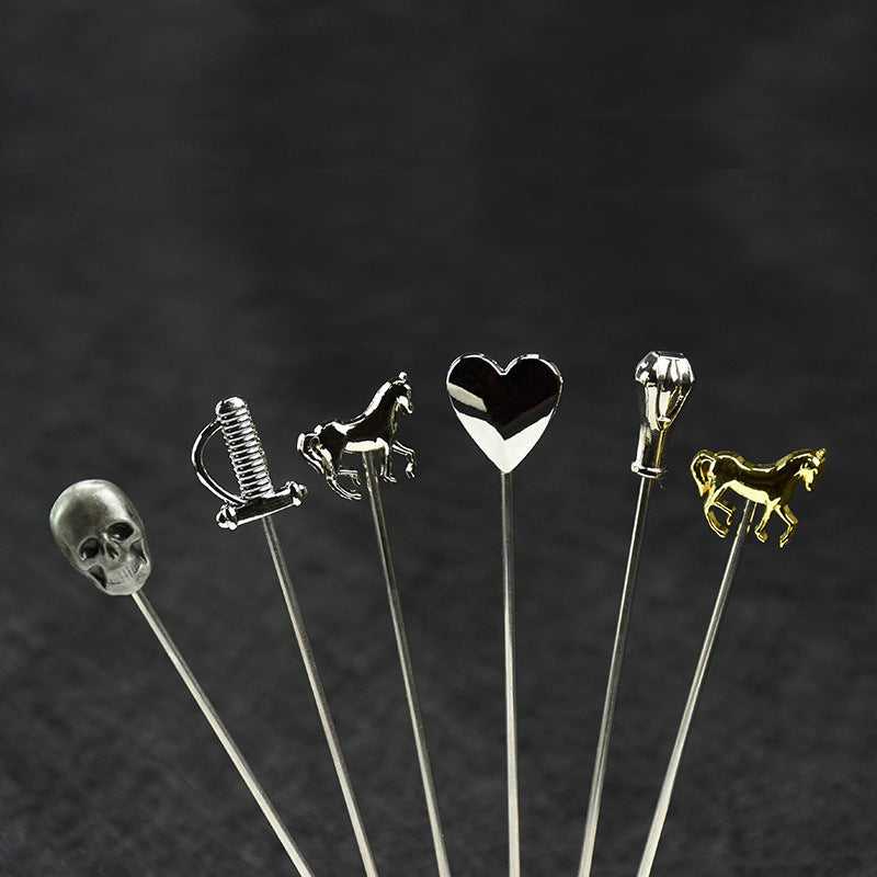 Creative Cocktail Garnish Picks – Decorative Fruit Sticks for Drink Presentation (Barcelona Series)