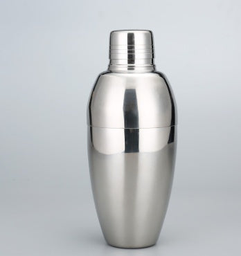 British-Style 3-Piece Cocktail Shaker – 500ml Stainless Steel Cobbler Shaker (London Series)