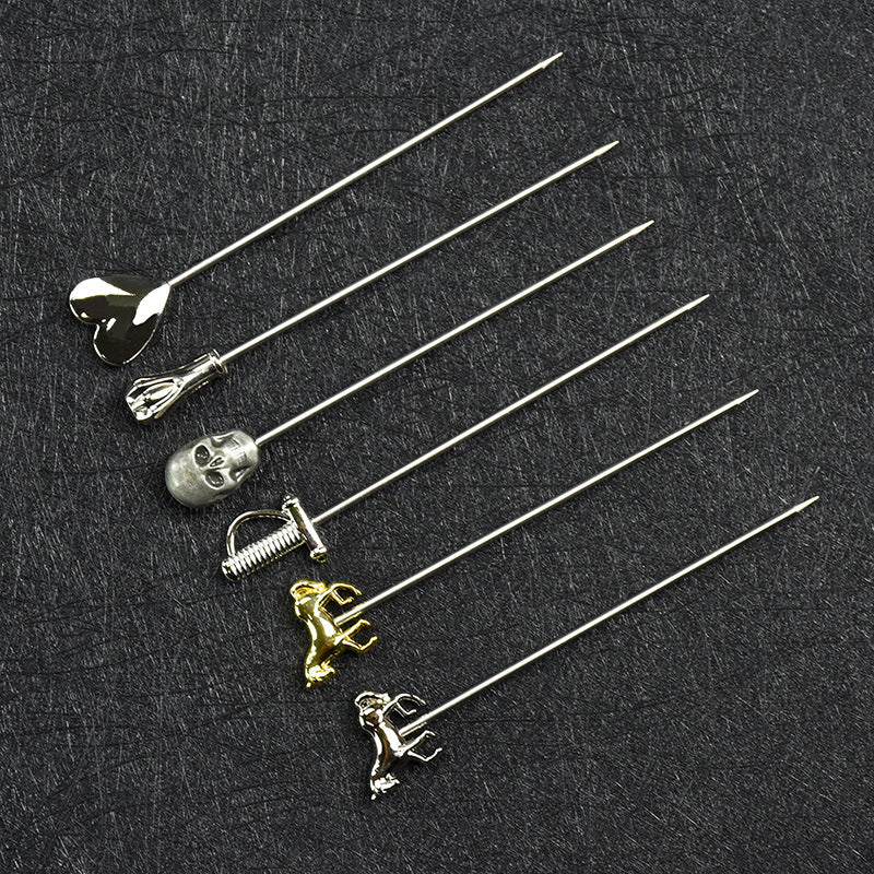 Creative Cocktail Garnish Picks – Decorative Fruit Sticks for Drink Presentation (Barcelona Series)