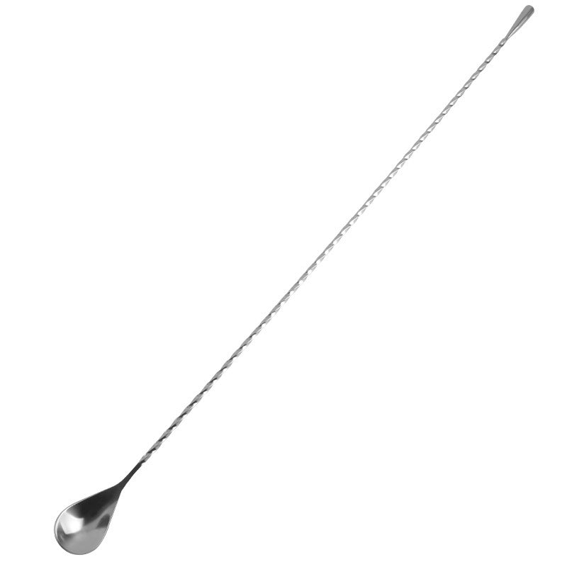 Water Drop Bar Spoon – Fine Thread Stainless Steel Cocktail Stirrer (Rome Series)