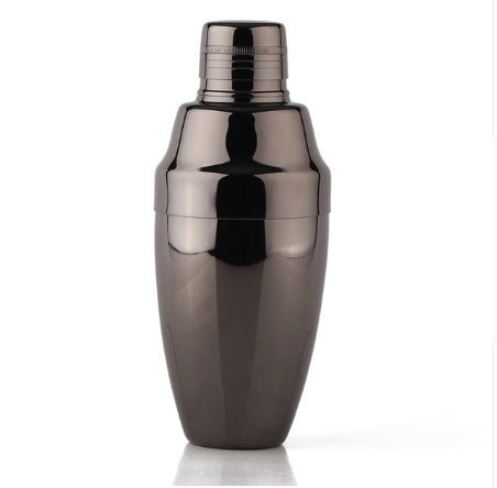 British-Style 3-Piece Cocktail Shaker – 500ml Stainless Steel Cobbler Shaker (London Series)