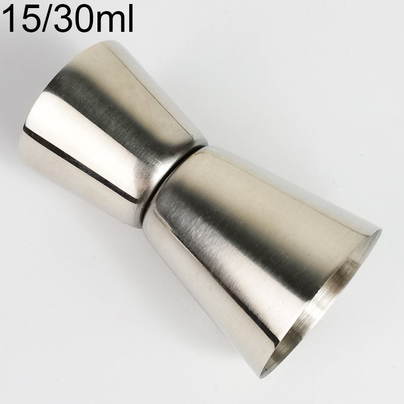 Single & Double Ounce Cocktail Jigger – Stainless Steel Measuring Tool (Chicago Series)