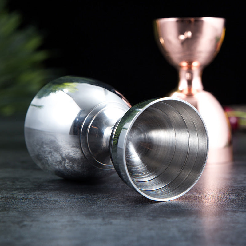 Double-Sided Cocktail Jigger – Stainless Steel Measuring Tool (London Series)