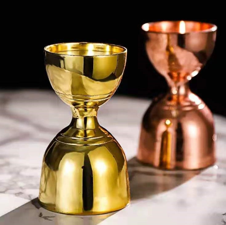 Double-Sided Cocktail Jigger – Stainless Steel Measuring Tool (London Series)