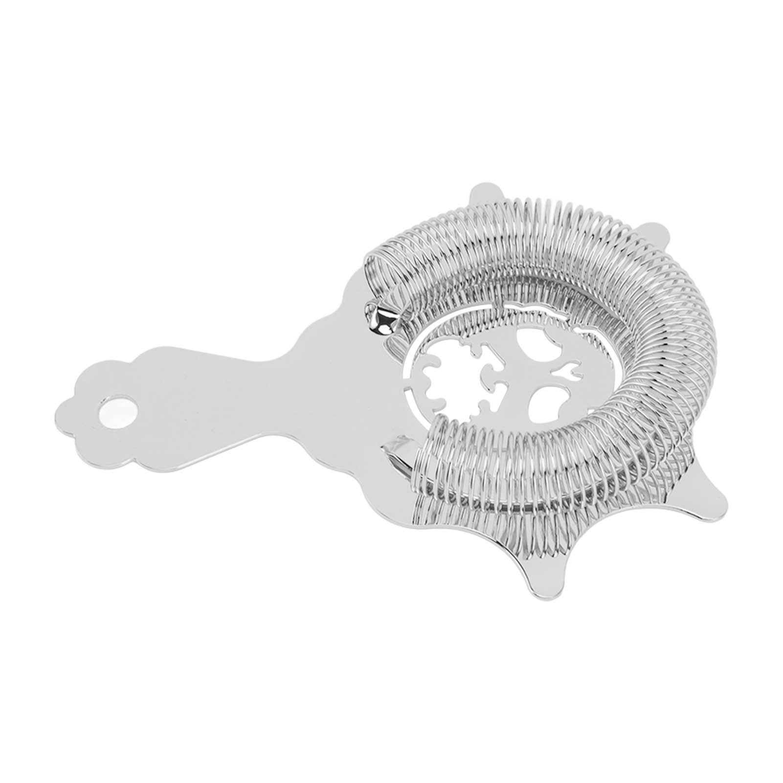 Skull Cocktail Strainer – Detachable Stainless Steel Bar Tool for Bartenders & Mixologists (Silver)