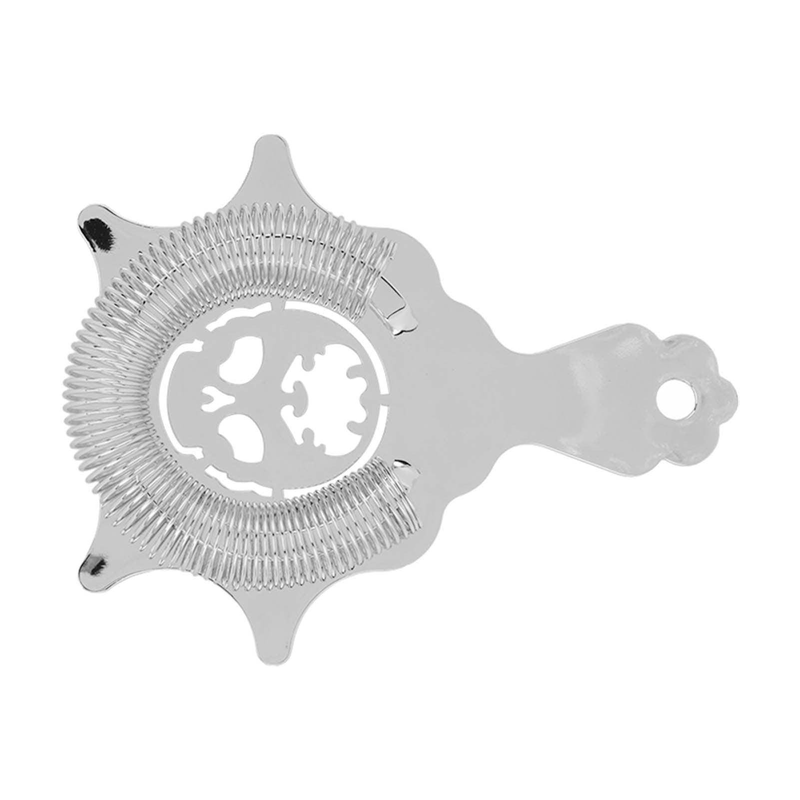 Skull Cocktail Strainer – Detachable Stainless Steel Bar Tool for Bartenders & Mixologists (Silver)