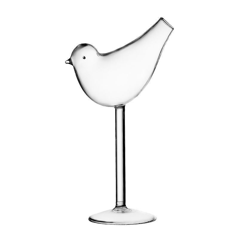Creative Bird-Shaped Cocktail Glass – Artistic Wine Goblet for Bars & Events (Barcelona Series)