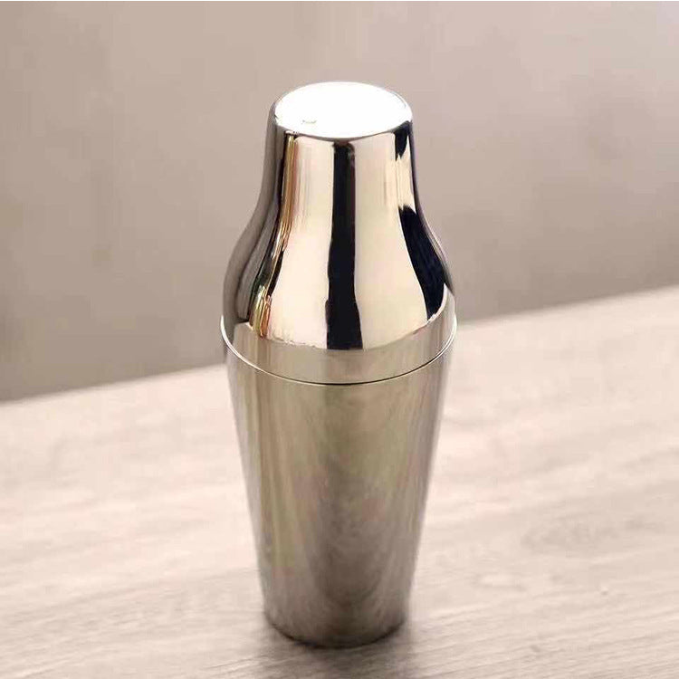 Copper-Plated Tall Cocktail Shaker – 650ml Two-Piece Stainless Steel Mixer (Rome Series)