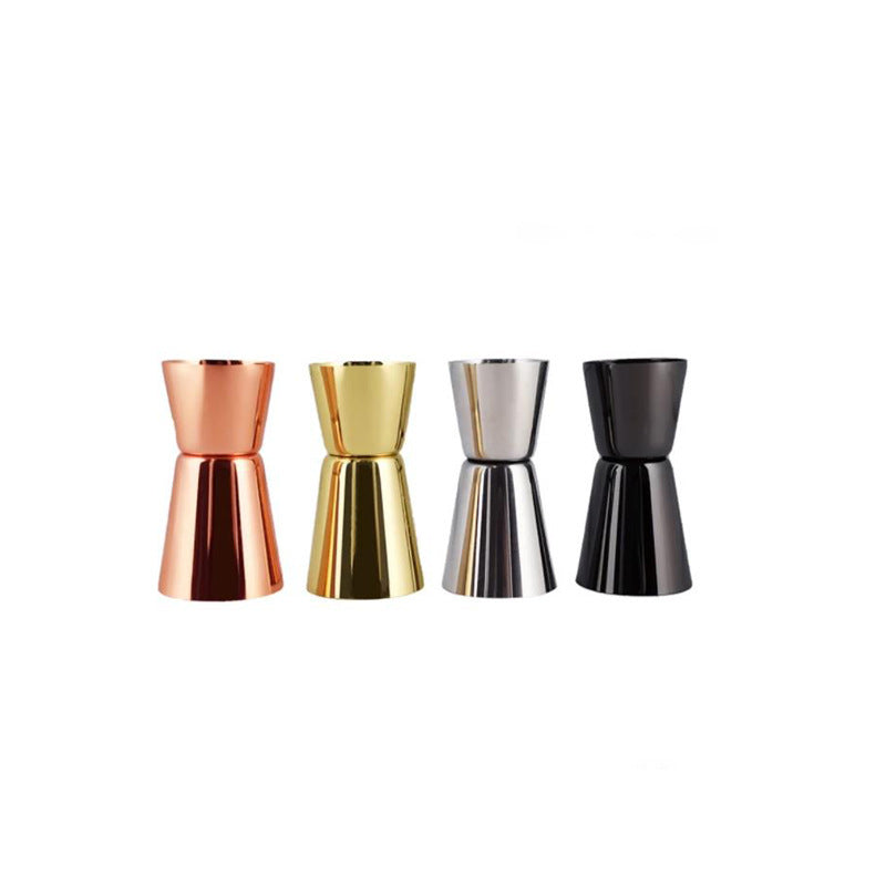 Single & Double Ounce Cocktail Jigger – Stainless Steel Measuring Tool (Chicago Series)