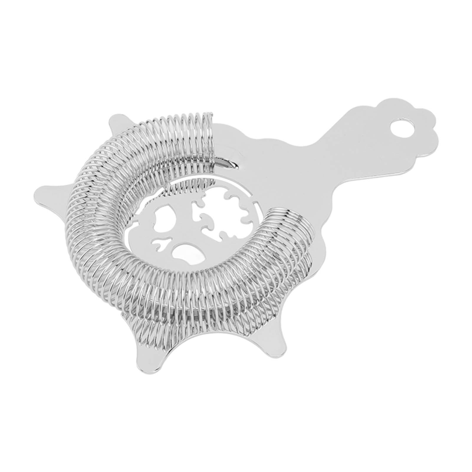 Skull Cocktail Strainer – Detachable Stainless Steel Bar Tool for Bartenders & Mixologists (Silver)