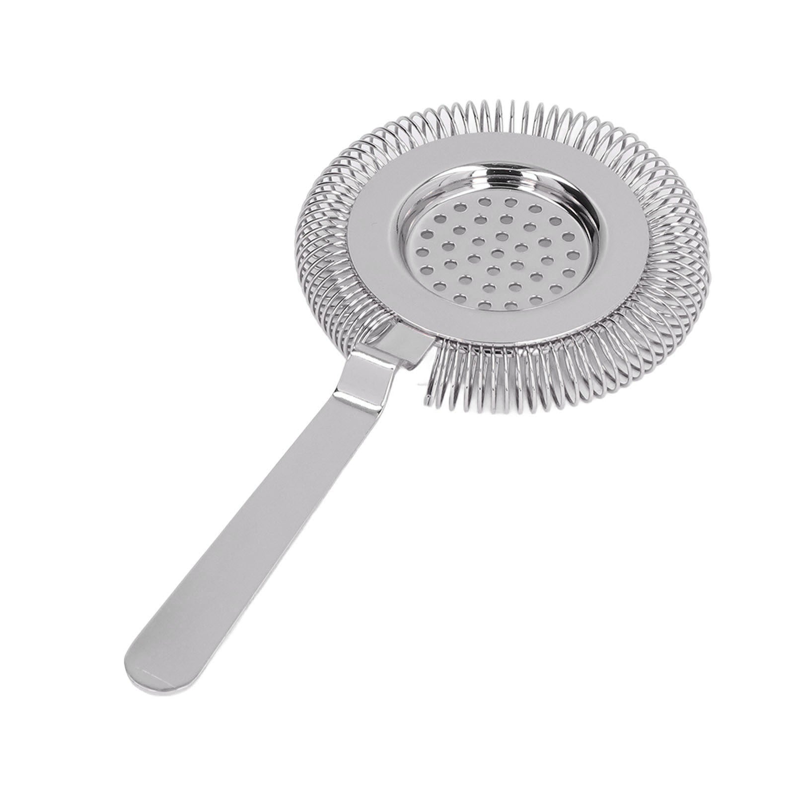 Fine Mesh Cocktail Strainer – Professional Stainless Steel Bar Tool for Bartending & Parties (Silver)