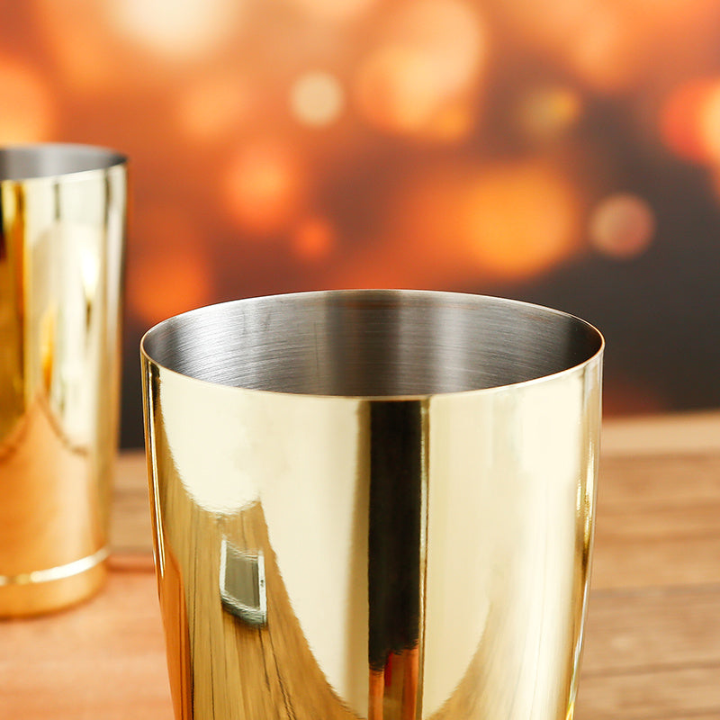 Stainless Steel Boston Shaker – Professional Bartending Cocktail Mixer (New York Series)