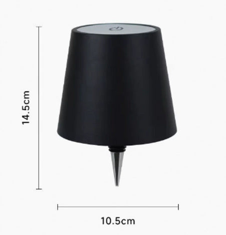 LED Rechargeable Wine Bottle Table Lamp – Dimmable Ambient Light for Creative Home Decor